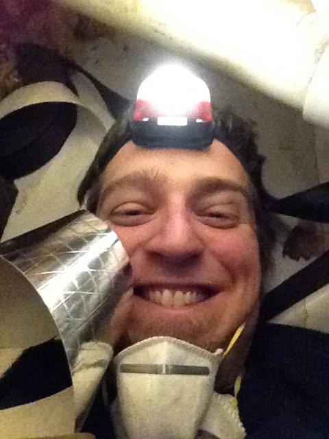 Back in the crawlspace, 2013